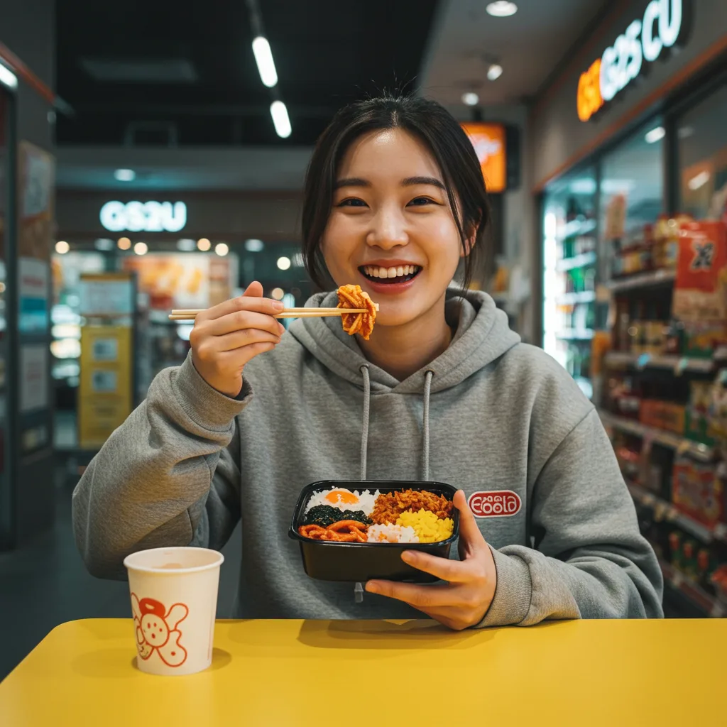 편의점 도시락 야식