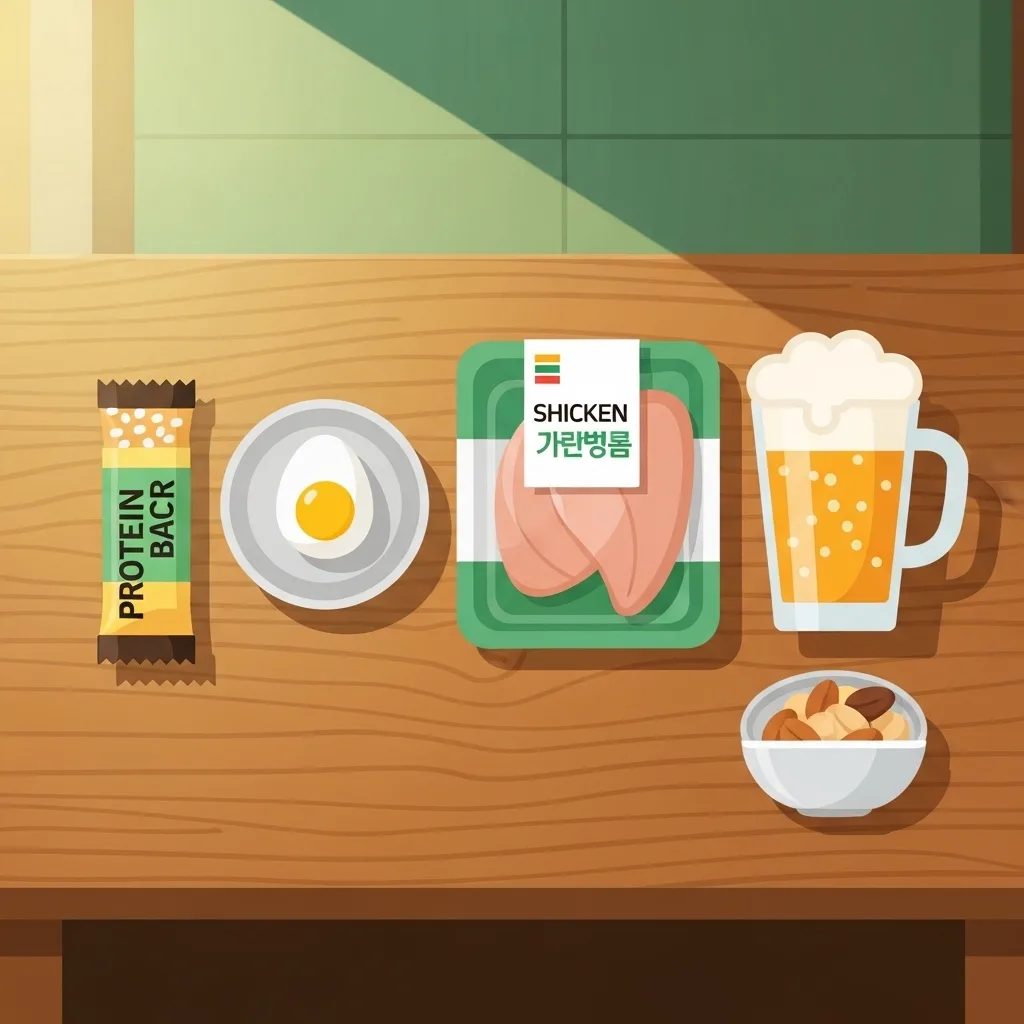 편의점 건강 안주