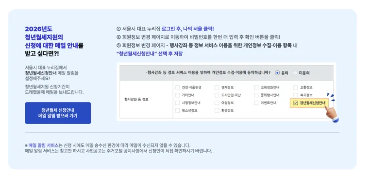 청년 월세 지원 2026