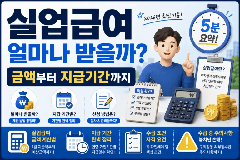 실업급여 얼마나