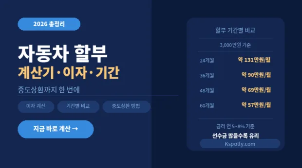 자동차 할부 계산기