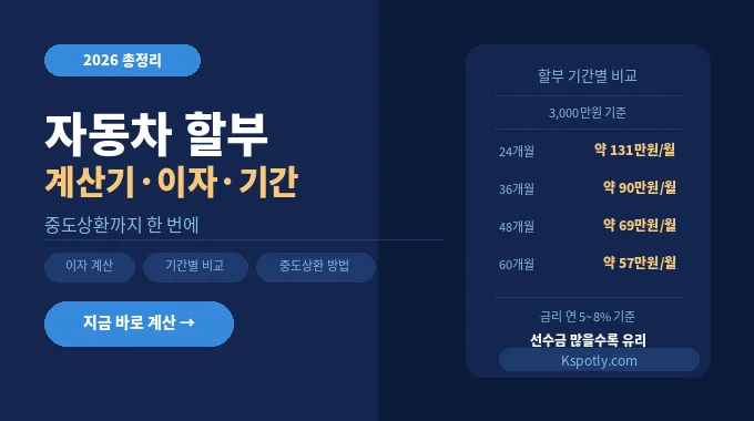 자동차 할부 계산기